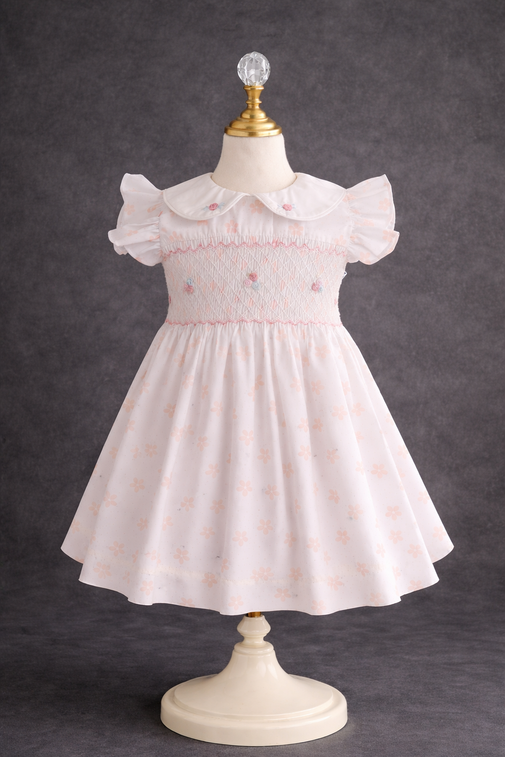 Spring Garden Smocked Dress