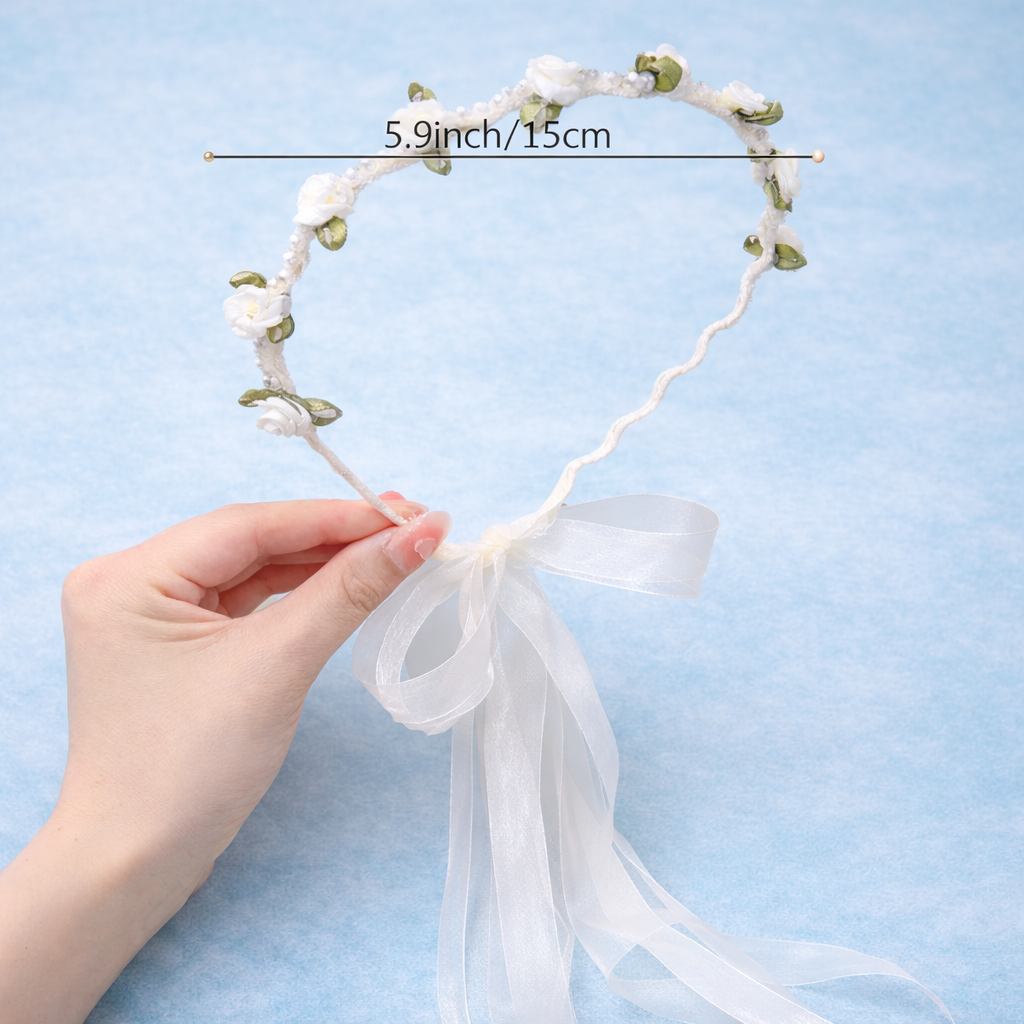Tiny Feet Fairy Bloom Gauze Headband 