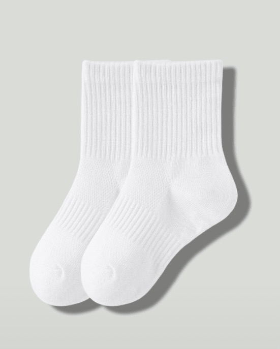  Tiny Feet white college  socks 