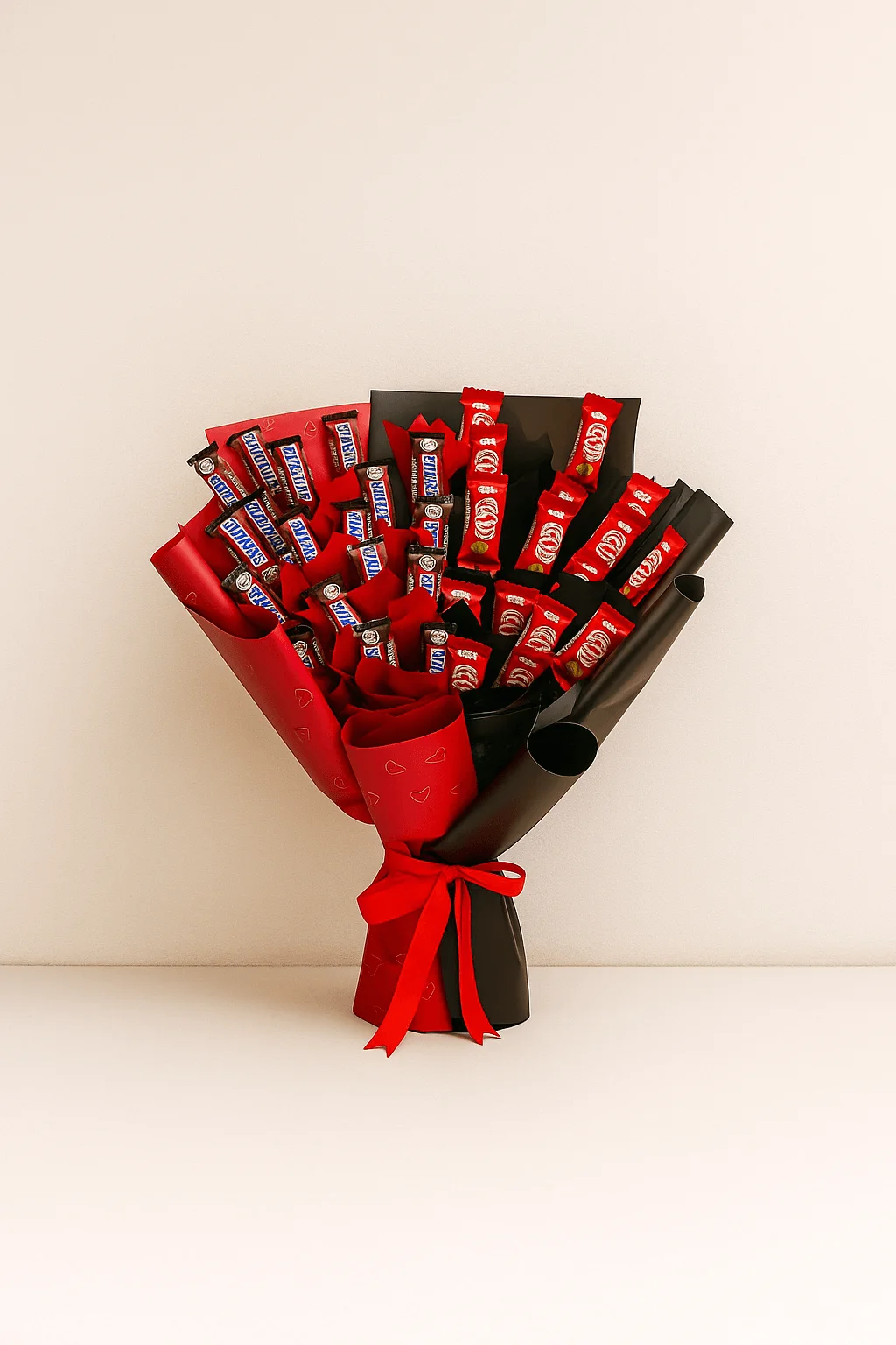 Choco Bliss Delight – Snickers & KitKat Mini Chocolate Bouquet