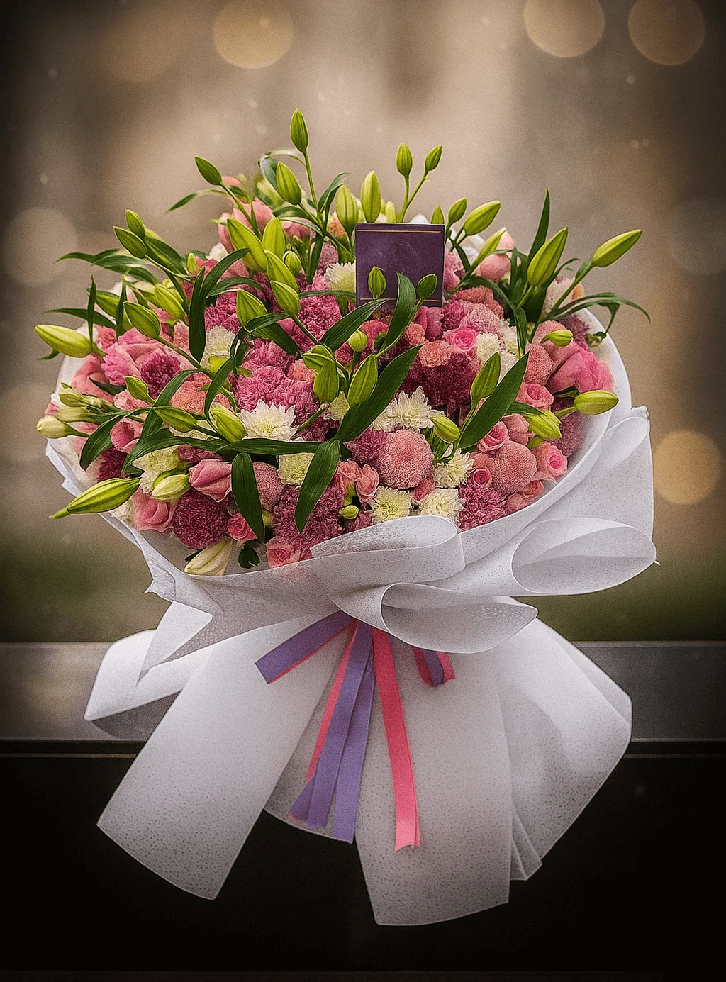 Luxury Grandeur Mixed Flower Bouquet | Elegant Premium Floral Arrangement